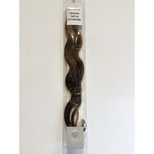 Donna Bella Hair Premium Tape Ins Extensions 22" Pro Body Wave Brown 6/10 NEW!